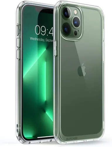 Vista 10 de SUPCASE Unicorn Beetle Style Series - Funda para iPhone 13 Pro Max (versión 2021) 6.7 pulgadas, funda protectora híbrida transparente (negro)