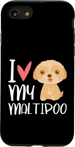 Vista 18 de iPhone 16 Maltipoo Dog Lover Hybrid Multipoo Breeder Heart Fur Parent Case