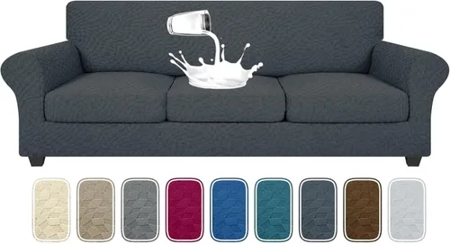 Vista 46 de YEMYHOM - Fundas elásticas para cojín individual, protector de sofá, silla, asiento, funda deslizante, funda suave de sofá, reemplazo, grande, a