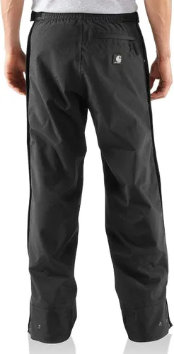Vista 3 de Carhartt - Pantalón impermeable transpirable para hombre, color negro