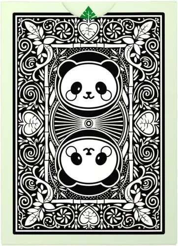 Vista 3 de Baraja de cartas Bicycle Panda, lindas cartas con animales, 1 mazo