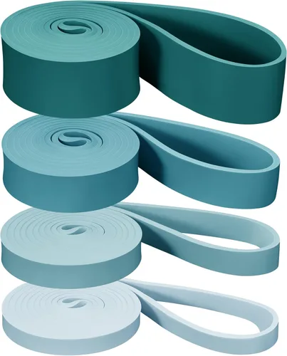 Vista 6 de Retrospec Lift Resistance Pull Up Assistance Band Set for Working Out, Home Fitness, Toning, Stretching. Physical Therapy, Muscle Training &