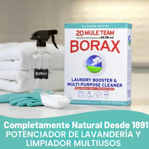 Vista 2 de Borax 20 Mule Team Potenciador de Detergente, 65 oz