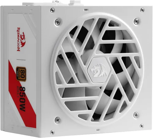 Vista 19 de Redragon PSU017 80+ Platinum 1000 vatios ATX 3.0 y PCIe 5.0 Fuente de alimentación para juegos totalmente modular, certificada 80 Plus, 100%