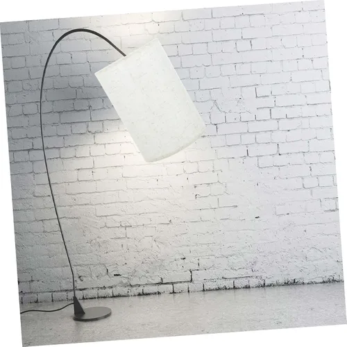 Vista 8 de ORFOFE Pantalla de lino para el hogar, lámpara moderna de transición, lámpara de araña natural, cortinas rústicas, cilindro de suelo, reemplazo