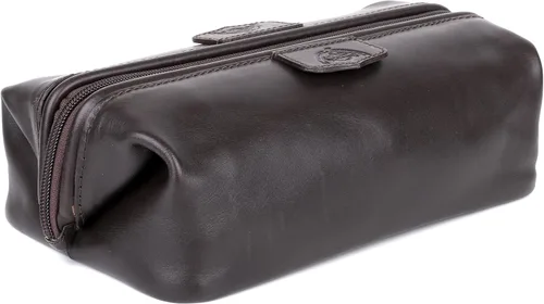 Vista 4 de Dopp Kit de almirante viajero experimentado de primera clase Marrón