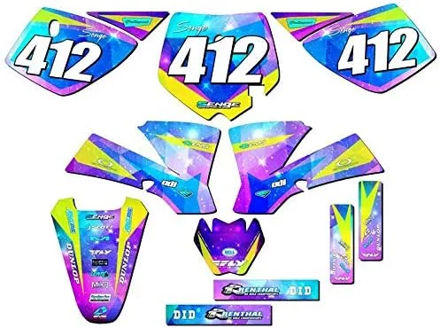 Vista 5 de Kit de base gráfica SX 50 Space KADET Galaxy Senge 2002-2008 compatible con KTM