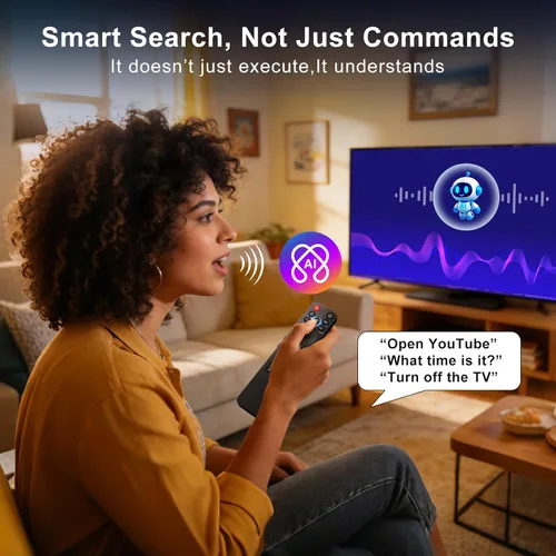 Vista 4 de AI Voice Magic Remote para LG OLED QNED UHD NanoCell Webos Smart TV Magic Control remoto reemplazo AN-MR25GA MR21 MR22 MR23 MR24 GA GN MR20GA MR19BA