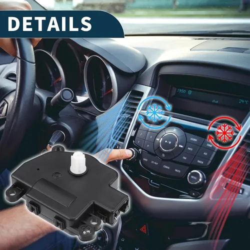 Vista 5 de Reemplazo del actuador de control de puerta de aire de mezcla de calentador HVAC para Chrysler 300 Durable No.68031977AA Actuador de puerta