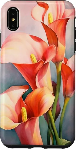 Vista 11 de Calla Lilies Flower Floral Watercolor Case for iPhone 17