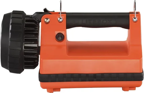 Vista 2 de Streamlight 45857 E-Spot LiteBox 1500-Lumen 110000 Candela Linterna de haz puntual recargable con sistema de falla de energía, carga CA/CC, correa