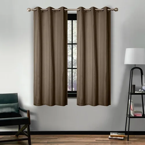 Vista 43 de Superior Linen Semi Blackout Curtains, Room Darkening, Bedroom, Drapes, Kitchen, Living Room Window Accents, Sun Blocking, Grommet Header, Classic