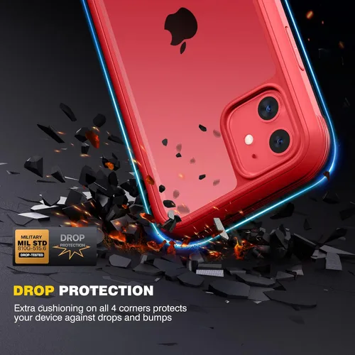 Vista 56 de DIACLARA - Funda transparente compatible con iPhone XR 6.1 pulgadas 2018