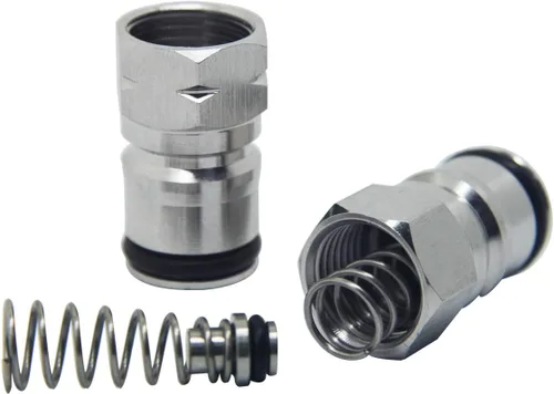 Vista 4 de Poste de bloqueo de bola y Poppet – LUCKEG marca acero inoxidable Material Cornelius barril postes tamaño 19/32"-18 rosca hembra gas y líquido