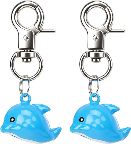 Vista 22 de EXPAWLORER Cat Bell - Accesorios para collar de mascotas, campanas para Azul