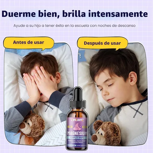 Vista 7 de Gotas líquidas de magnesio para niños y gomitas de magnesio para niños