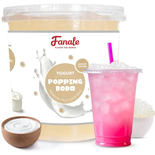 Vista 4 de Popping Bursting Boba Juice Ball - Blue Bubble Gum Flavor FPB026