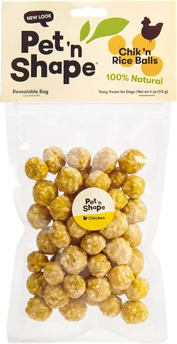 Vista 10 de Pet 'n Shape Chik 'n Rice Balls - Golosinas para perros - 1 libra