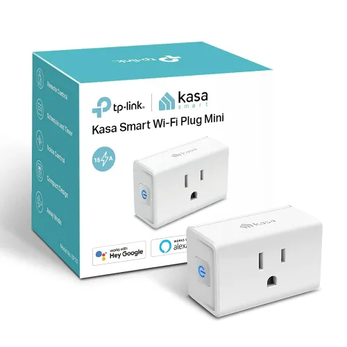 Vista 10 de Kasa Smart Enchufe Mini de 15 A, compatible con Apple HomeKit, toma inteligente que funciona con Siri, Alexa y Google Home, certificado UL, control