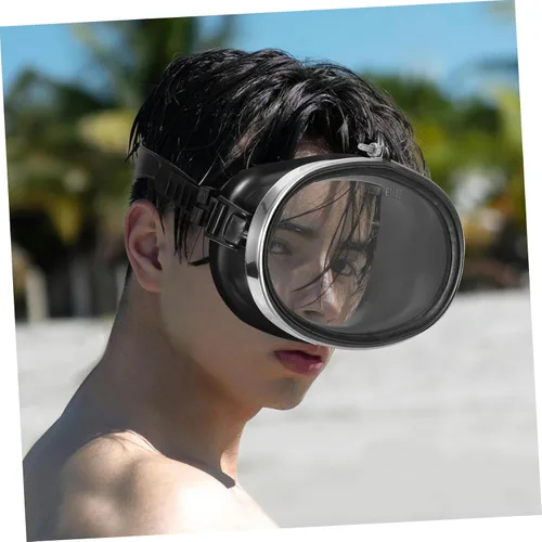 Vista 6 de Máscara de buceo de natación templada para hombres, gafas de buceo multiusos, equipo portátil de buceo para buceo y natación
