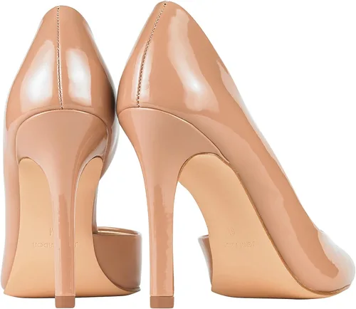 Vista 7 de JENN ARDOR Zapatos de tacón alto sin cordones para mujer, punta puntiaguda, clásicos, de 4 pulgadas, para fiesta, tacones de aguja