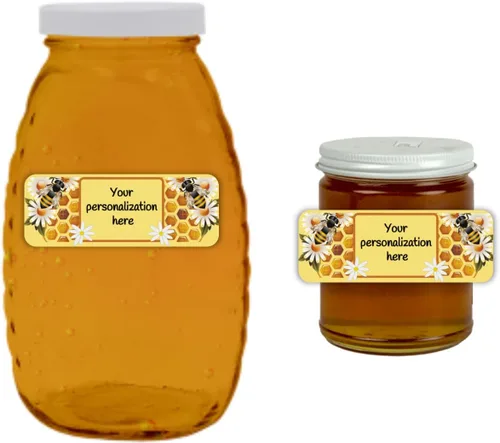 Vista 4 de Etiquetas personalizadas, pegatinas, etiquetas, abejas