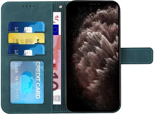 Vista 2 de IVY Poco X3 Funda Billetera Para Poco X3 [Estilo Sonrisa] [Piel Táctil Sensación] [Hebilla Magnética] Funda De Cuero PU Para Xiaomi Poco X3 / Poco