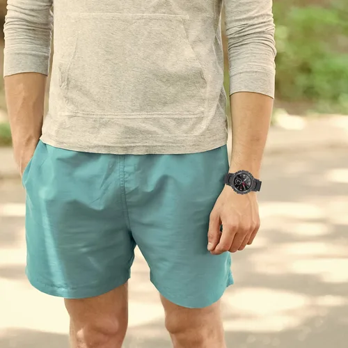 Vista 4 de FitTurn Compatible con las correas Amazfit T-Rex, pulsera elegante de repuesto de acero inoxidable sólido de metal ajustable con herramientas