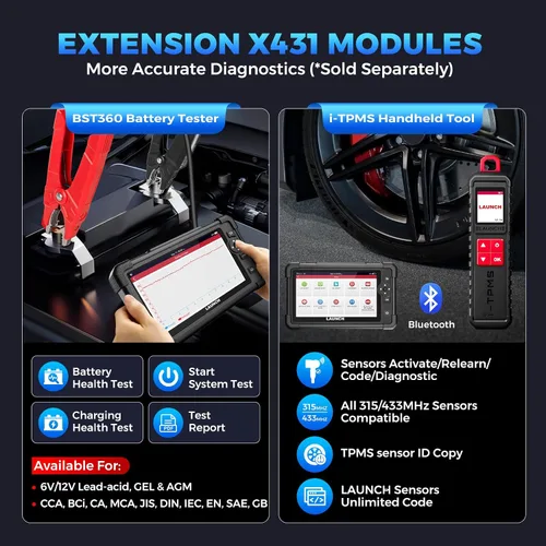 Vista 9 de LAUNCH Escáner X431 CRP919E OBD2, Herramienta de Escaneo Bidireccional 2026 como CRP919EBT, CANFD/DoIP/FCA SGW, Código ECU, 35+ Servicios, Pruebas