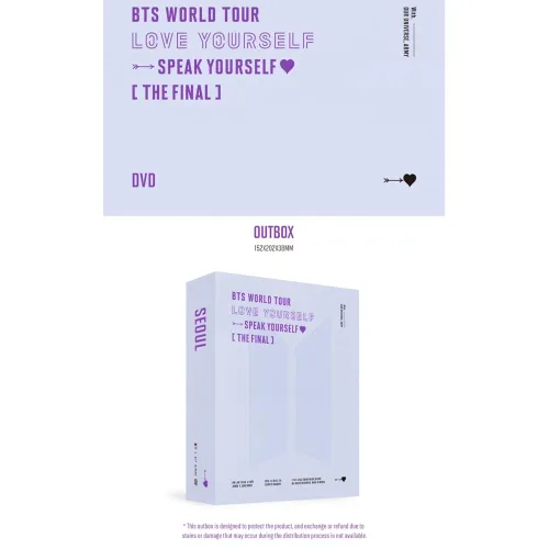 Vista 2 de BTS WORLD TOUR ‘LOVE YOURSELF : SPEAK YOURSELF’ [THE FINAL] DVD