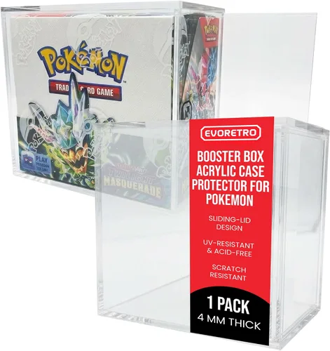 Vista 10 de Cajas de exhibición acrílicas para paquete especial de cajas de booster japonesas pequeñas, Pack de 1