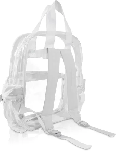 Vista 69 de DALIX Bolsas de mochila transparentes de plástico liso dorado
