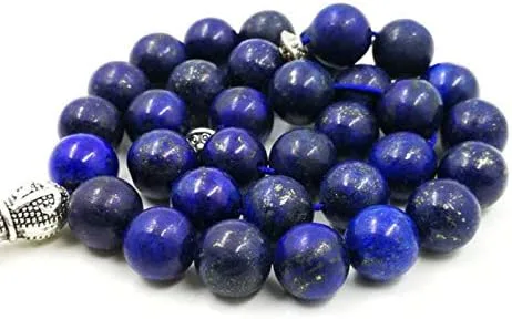 Vista 5 de Lapislázuli Tasbih - Pulsera islámica de 33, 45, 66, 99 cuentas