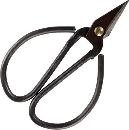 Vista 2 de BambooMN Tijeras afiladas forjadas para bonsái resistentes de 5.1" - 1 pieza