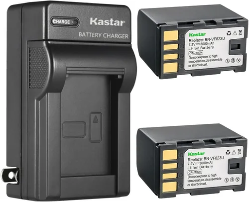 Vista 5 de Kastar Reemplazo del cargador de batería de pared de CA para JVC BN-VF808 BN-VF808U BN-VF815 BN-VF815U BN-VF823 BN-VF823U BN-VF915 BN-VF915U