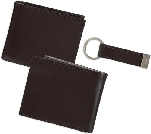 Vista 2 de Calvin Klein Cartera plegable minimalista RFID de cuero para hombre