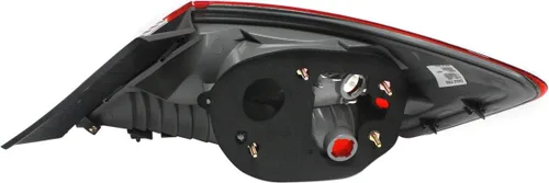 Vista 5 de Evan Fischer Lente de luz trasera y carcasa compatibles con Honda Civic Coupe 2006-2008 lado del conductor