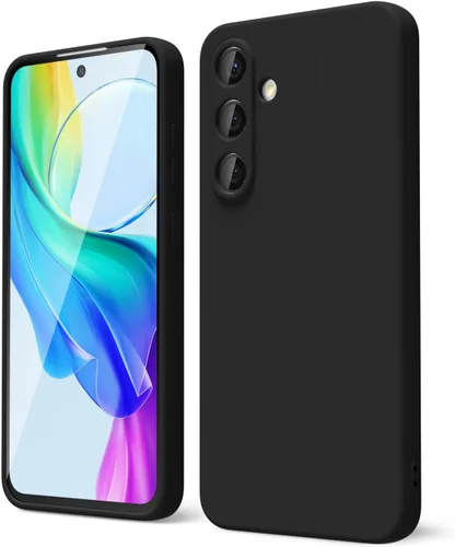 Vista 136 de oakxco Funda para teléfono Samsung Galaxy S8 de silicona líquida, delgada y fina de gel de goma suave TPU cubierta protectora simple llana
