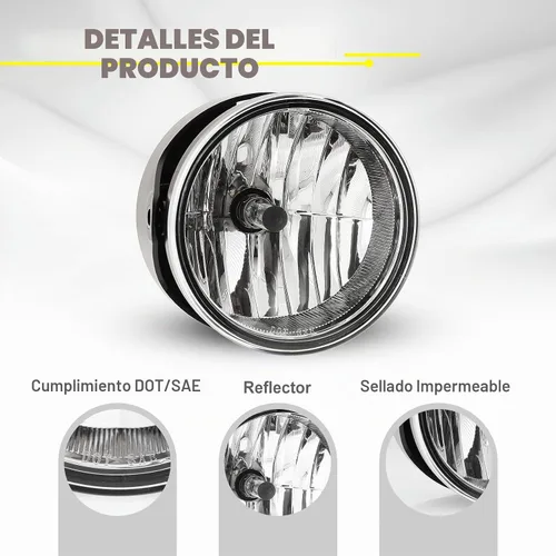Vista 4 de Luces antiniebla aptas para Ford Expedition 2007-2014/Ford Ranger 2008-2011 (no compatible con el paquete STX), 2 piezas de repuesto de montaje