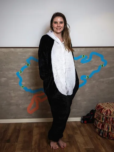Vista 4 de iSZEYU - Pijama para mujer diseño de panda