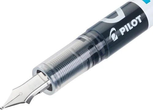 Vista 2 de PILOT V PEN - Pluma estilográfica desechable borrable, punta de punta de punta de punta de 0.024 in, línea media, embalaje de regalo en sobre