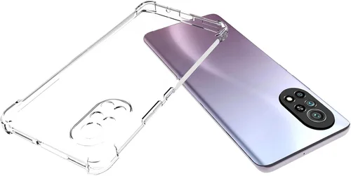Vista 3 de USTIYA Funda para Huawei Nova 8 Clear Crystal TPU Cuatro Esquinas Cubierta Proteger Cámara Llanura Transparente Suave Teléfono Funda Protectora