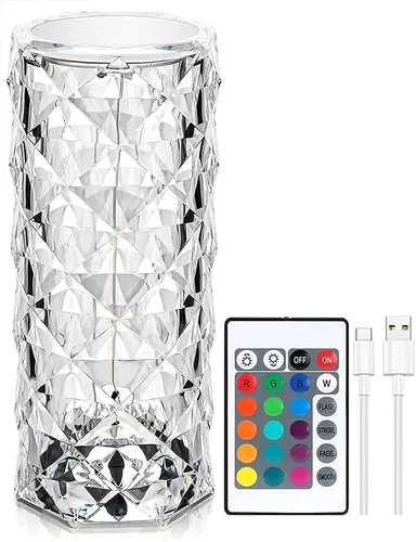 Vista 10 de Lámpara colgante moderna de cristal con acabado cromado para dormitorio, con interruptor de cable de tracción, enchufe E14 (dorado)