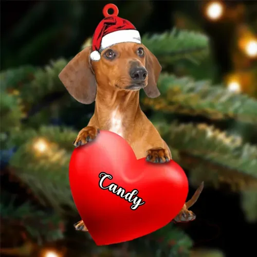 Vista 142 de Adornos de Navidad personalizados para perros, nombre personalizado, adorno de Malamute de Alaska, adornos acrílicos, regalos de Navidad, amantes