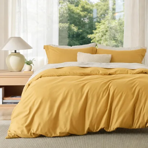 Vista 42 de Bedsure - Juego de funda de edredón tamaño individual/individual XL - Juego de ropa de cama suave de microfibra cepillada doble para niños