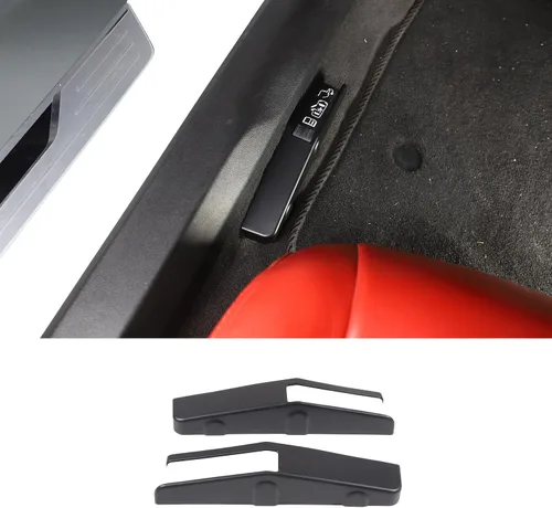 Vista 11 de Cubierta de interruptor de apertura forzada para puerta, compatible con Chevrolet Corvette C8 Stingray 2020-2026, accesorios adhesivos