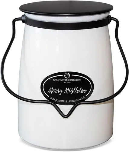 Vista 19 de Milkhouse Candle Company, Cotton Blossom, Creamery Glow Collection Vela perfumada de soya con aroma a flor de algodón: Vela en botella de leche, 14