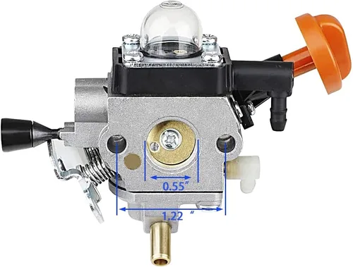 Vista 2 de Carburador 4180-120-0615 con herramienta de ajuste de carbohidratos Kit de filtro de aire para Stihl FS91 FC91 FS111 FC111 KM91R KM111R HT102 FC96