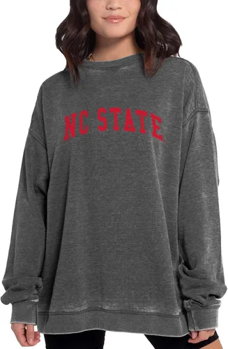 Vista 24 de chicka-d NCAA Burnout - Sudadera de forro polar para mujer