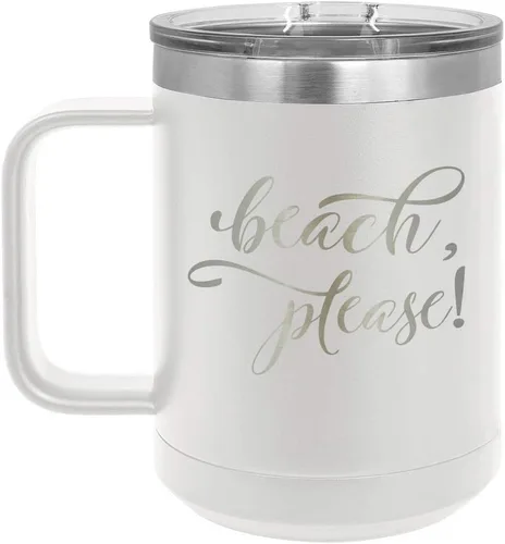 Vista 18 de Taza de café de 15 oz con tapa superior deslizante, taza de café de viaje aislada Ideas de regalo de cumpleaños o Navidad de mujeres o hombres